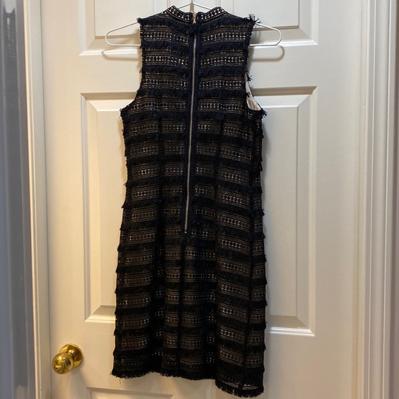 J.Crew Black Fringe Lace Dress - Picture 3 of 9